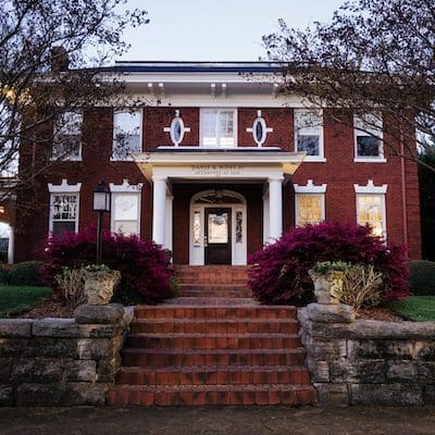 Exterior view of an office building specializing in federal drug crimes defense services.