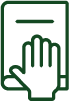 Hand on Legal Book Icon